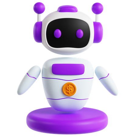 Conseiller en robots  3D Icon