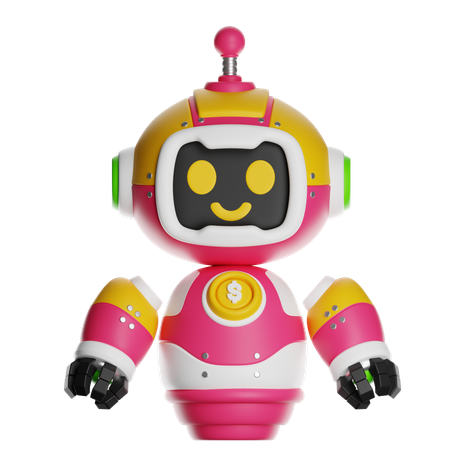 Consultor robótico  3D Icon