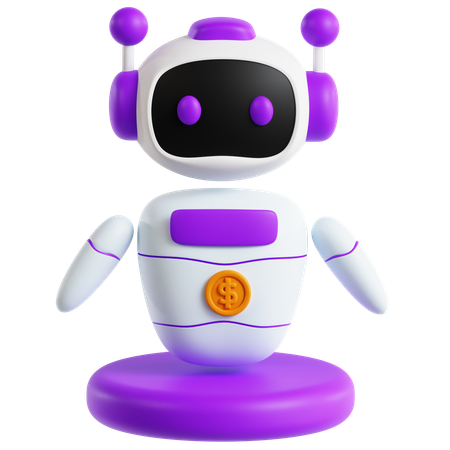 Robo Advisor  3D Icon