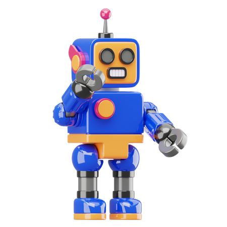 Brinquedo robô  3D Icon