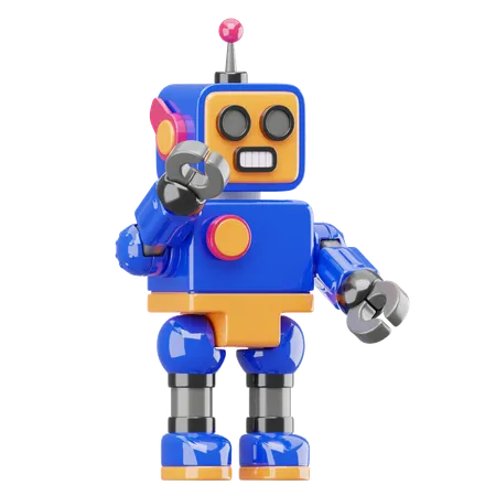 Brinquedo robô  3D Icon