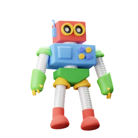 Robô de brinquedo  3D Icon