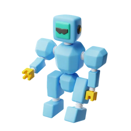 Robô de brinquedo  3D Icon