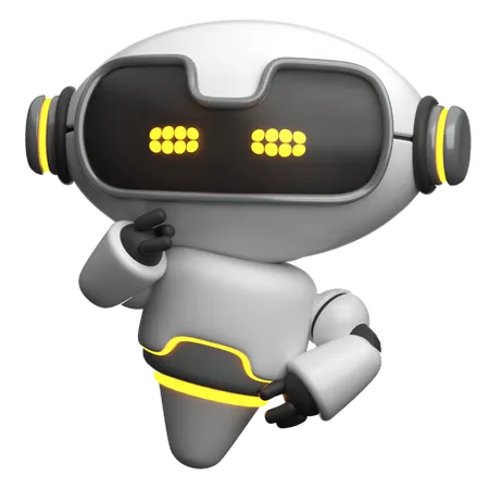 Robô confuso  3D Icon