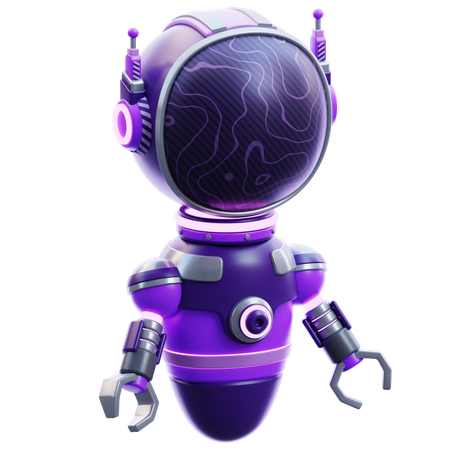 Robô espacial  3D Icon