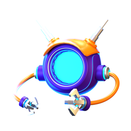 Robô espacial  3D Icon