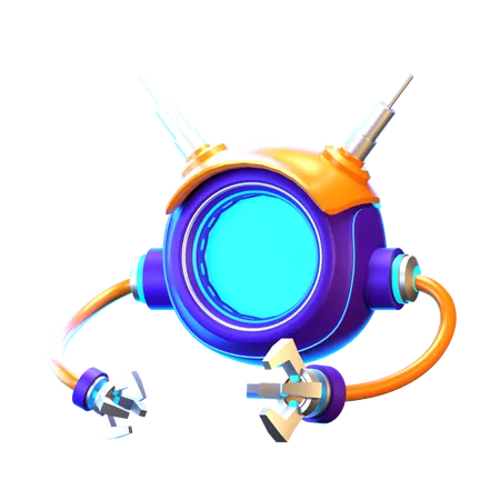 Robô espacial  3D Icon