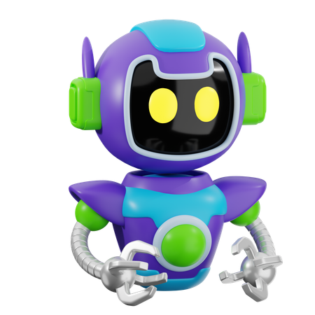 Robô espacial  3D Icon