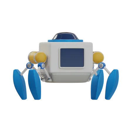 Robô espacial  3D Icon