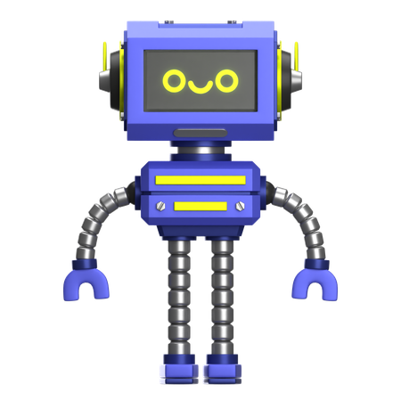 Robô feliz  3D Icon