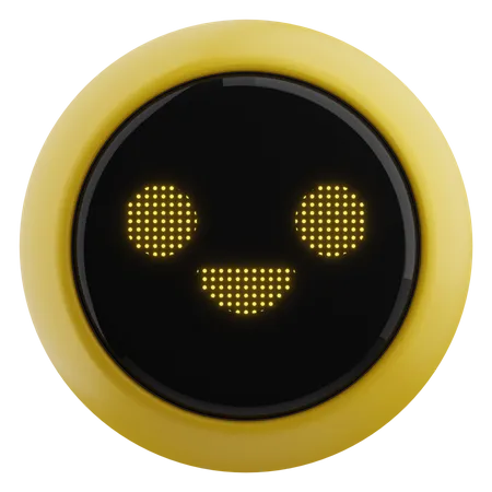 Robô feliz  3D Emoji
