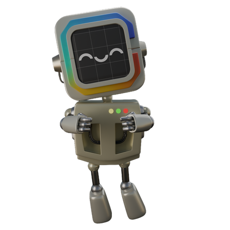 Robô fofo  3D Icon