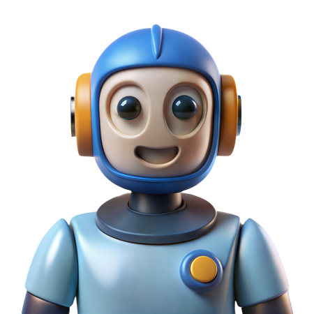 Robô humanóide  3D Icon