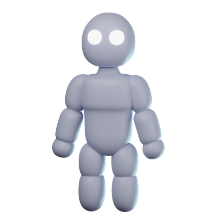 Robô humanóide  3D Icon