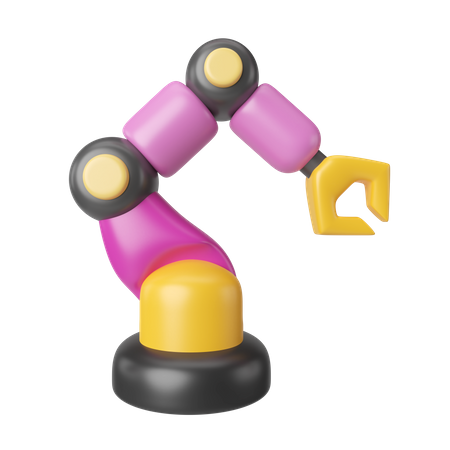 Robô industrial  3D Icon