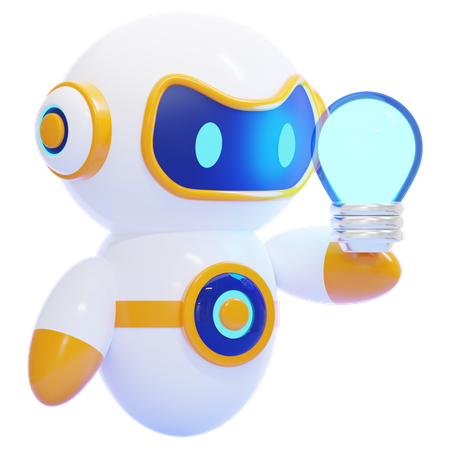 Robô inovador  3D Icon