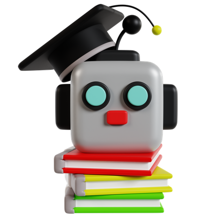 Robô iot educado  3D Icon