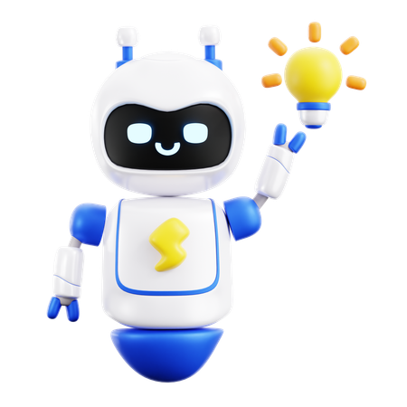 Pensamento robô  3D Icon