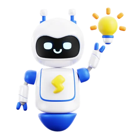 Pensamento robô  3D Icon