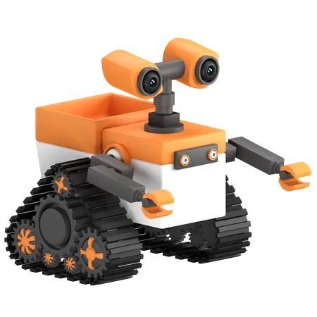 Robô rover  3D Illustration