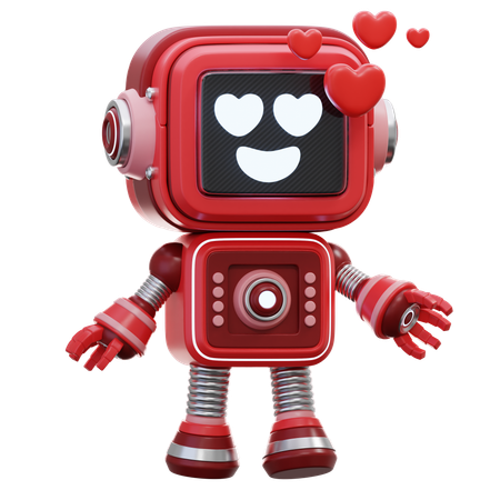 Robô se apaixona  3D Icon
