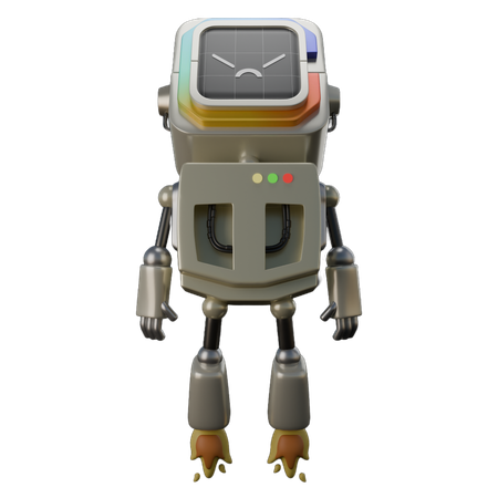 Robô voador  3D Icon