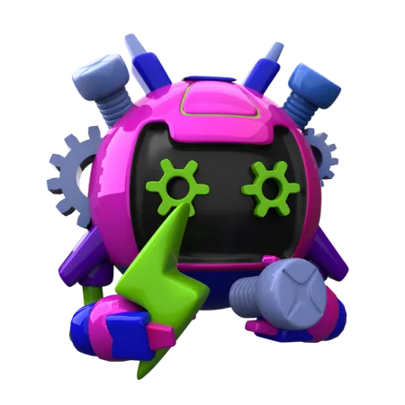 Robot  3D Icon