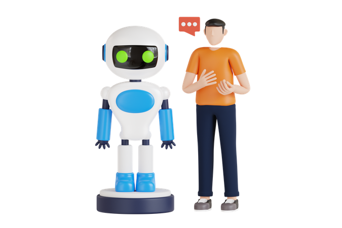 Robot  3D Icon