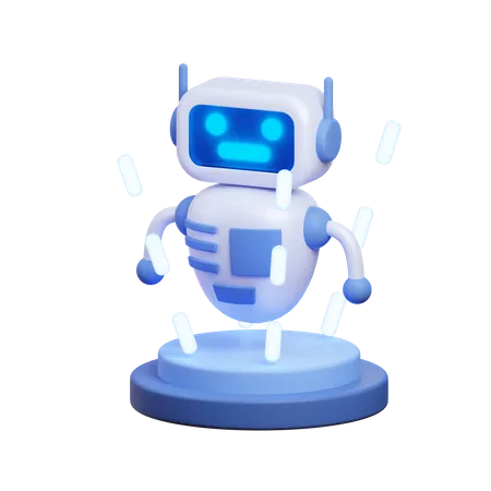 Robot 3D Icon