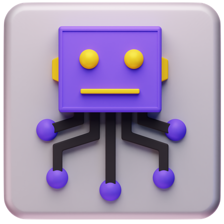 Robot 3D Icon