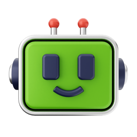 Du hast einen Roboter  3D Icon