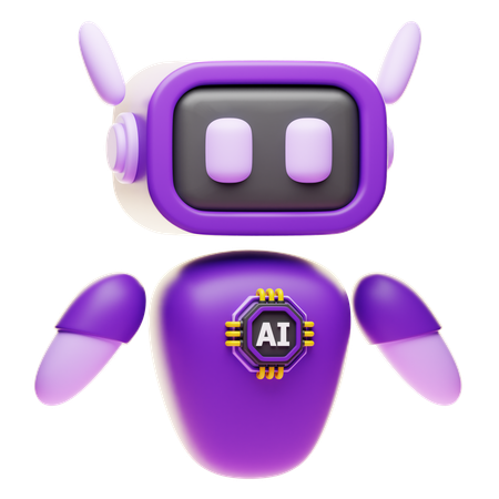 Robot Ai  3D Icon