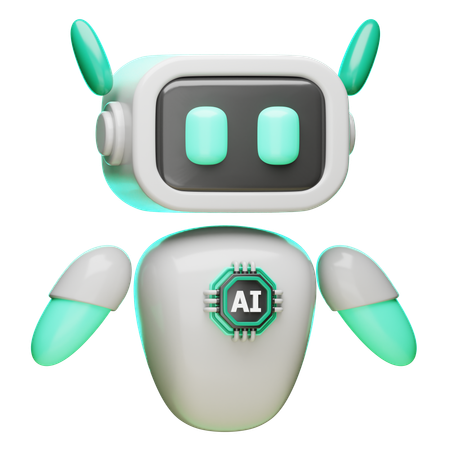 Robot Ai  3D Icon