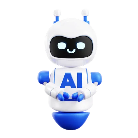 Robot Ai  3D Icon