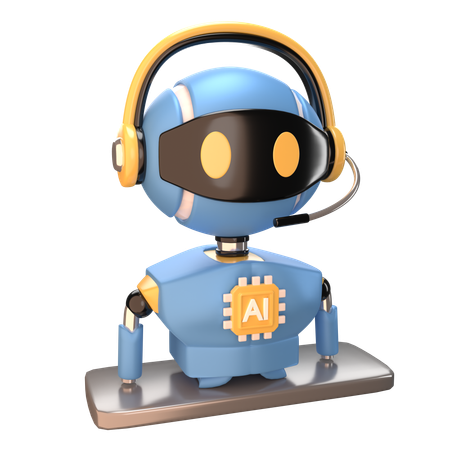 Robot Ai  3D Icon