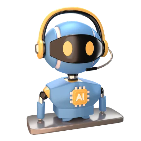 Robot Ai  3D Icon