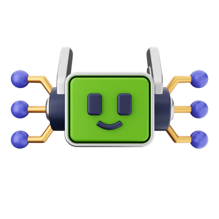 Robot Ai  3D Icon