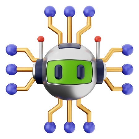 Robot Ai  3D Icon