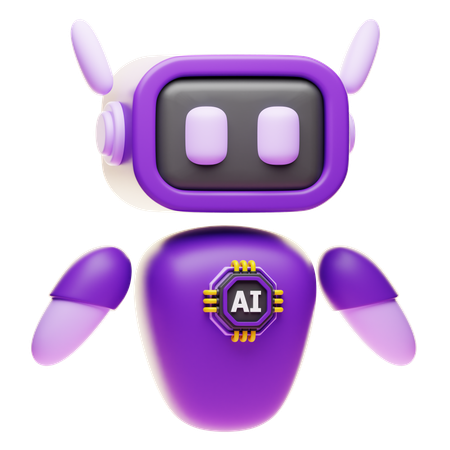 Robot Ai  3D Icon