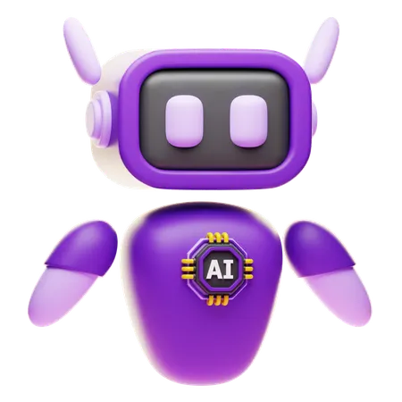 Robot Ai  3D Icon