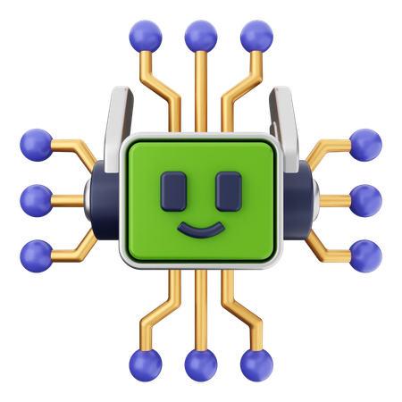 Robot Ai  3D Icon