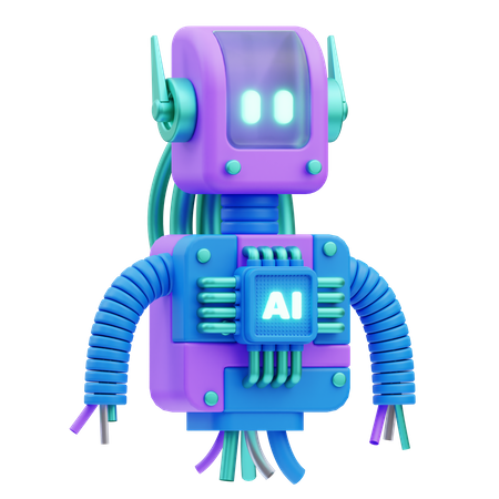 Robot Ai  3D Icon
