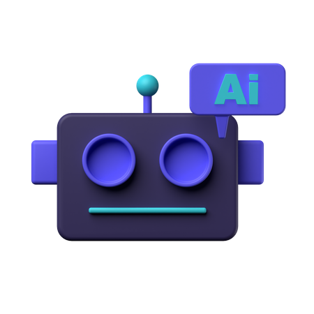 Robot tu as  3D Icon