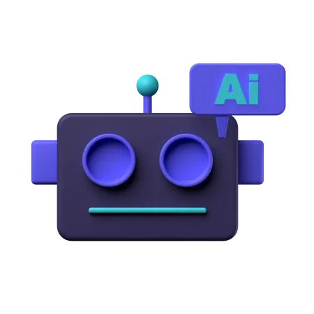 Robot tu as  3D Icon