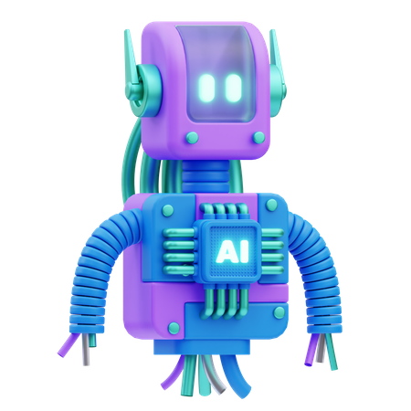 Robot Ai  3D Icon
