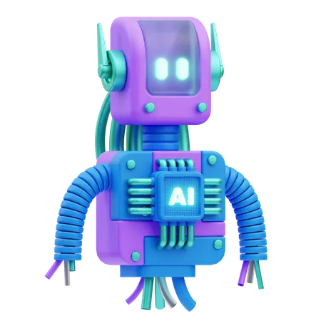 Robot Ai  3D Icon