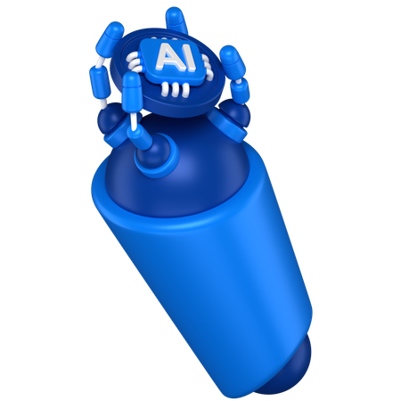 Mano robot ai  3D Icon