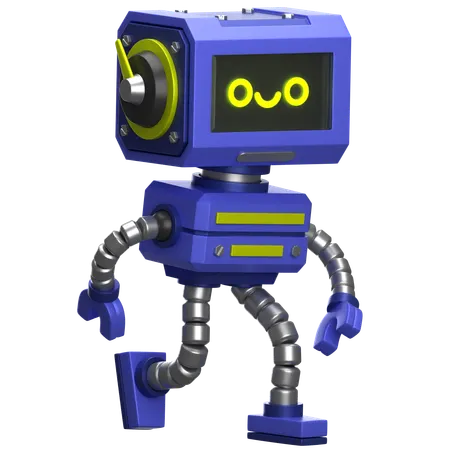 Robot andante  3D Icon
