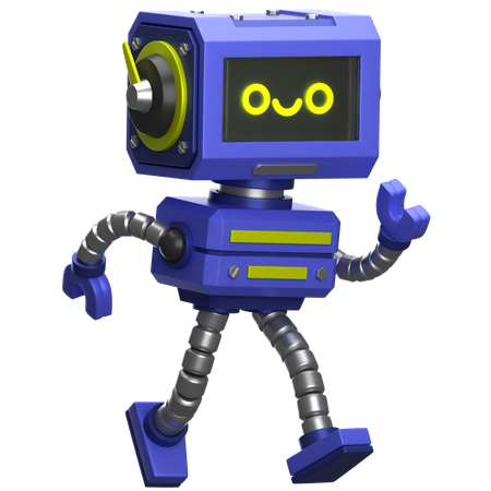 Robot andante  3D Icon