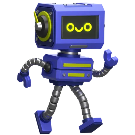 Robot andante  3D Icon